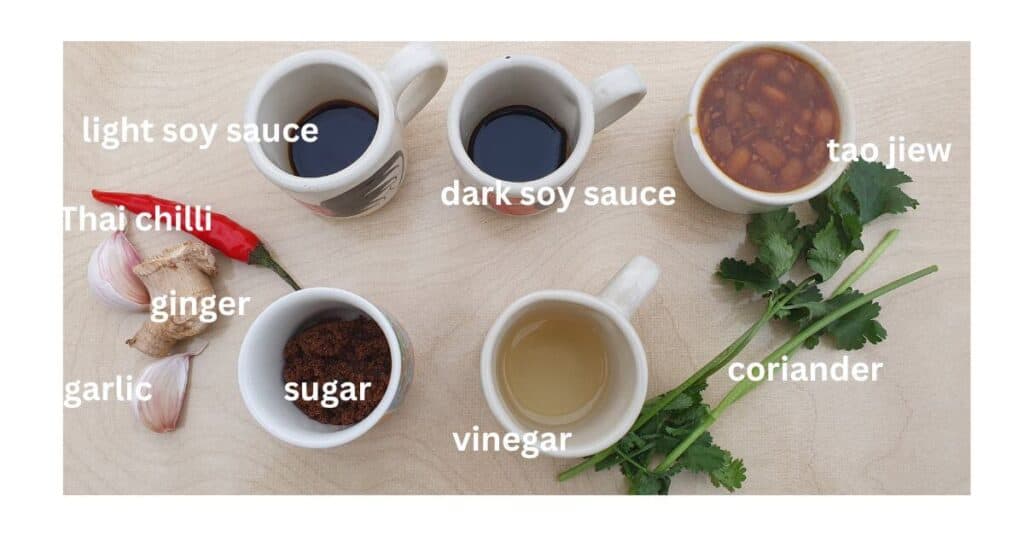 chicken rice dipping sauce ingredients