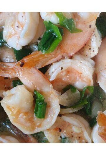 garlic butter prawns