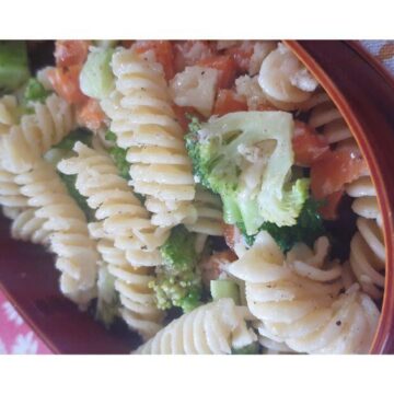 broccoli and carrots pasta