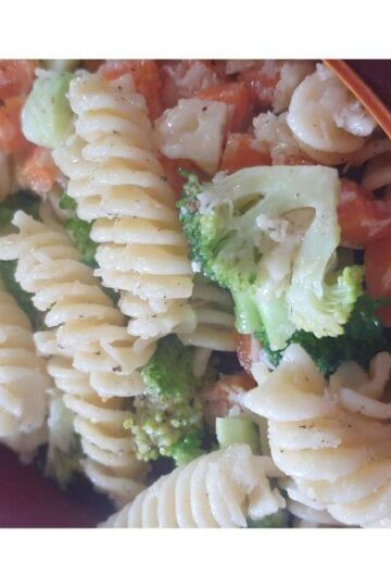 broccoli and carrots pasta