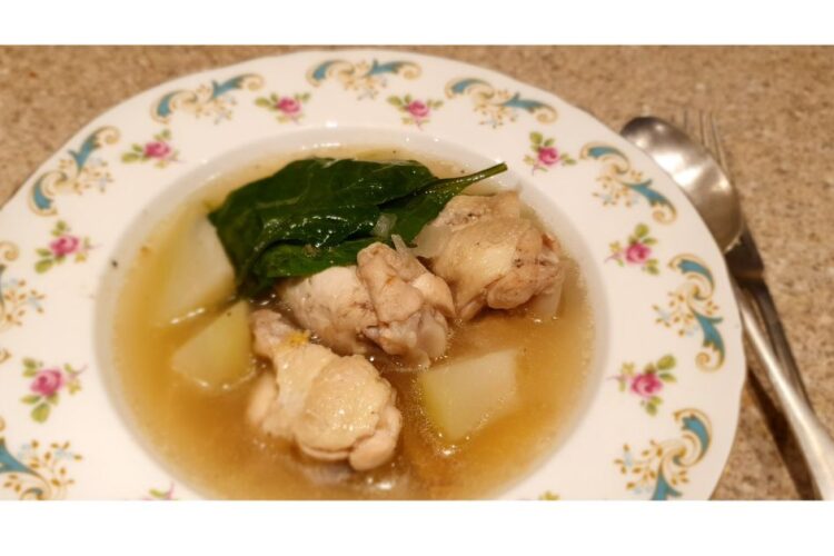 chicken tinola or tinolang manok