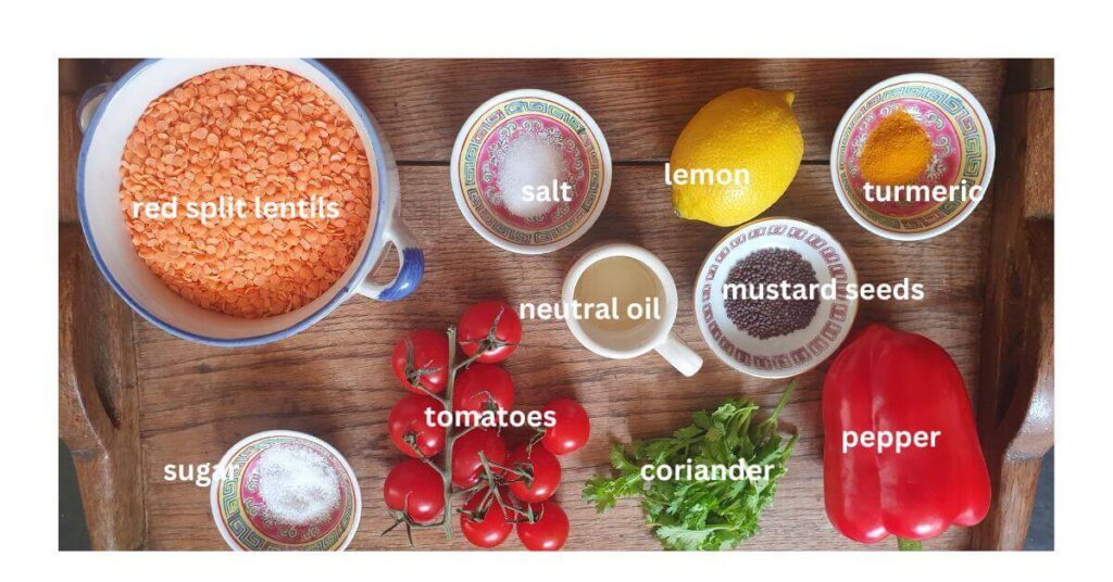 easy dahl recipe ingredients